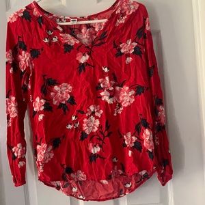 Long sleeve floral pattern xsmall